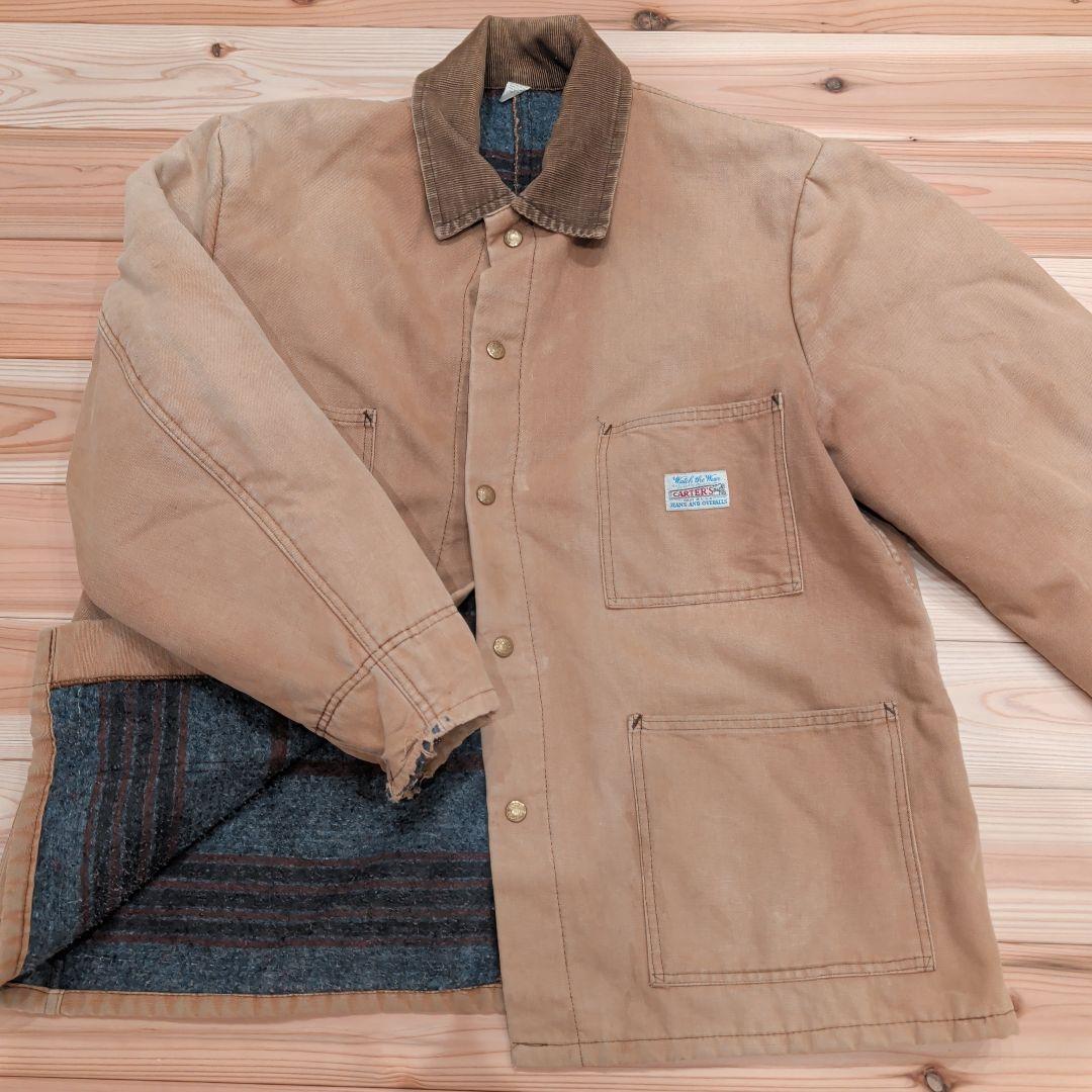 70s CARTER'S 列車タグ　ブランケットライナー　 カバーオール