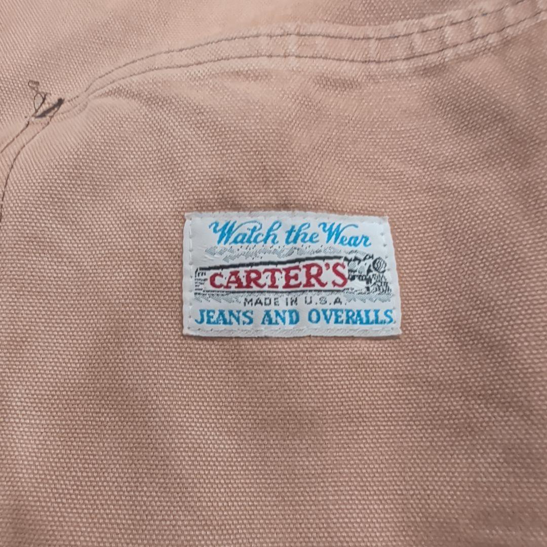 70s CARTER'S 列車タグ　ブランケットライナー　 カバーオール