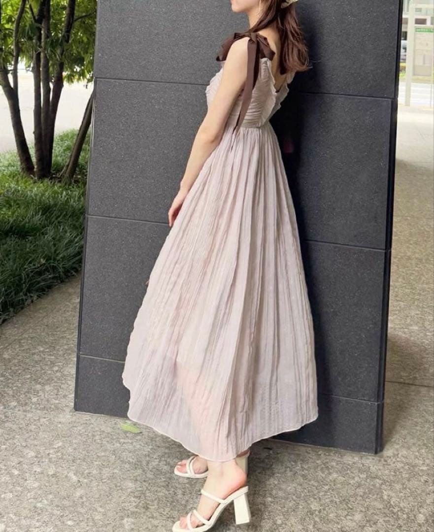 SNIDEL シアーシフォンワッシャーワンピース