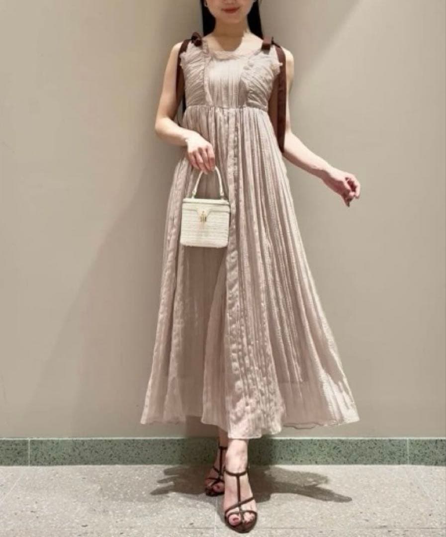 SNIDEL シアーシフォンワッシャーワンピース