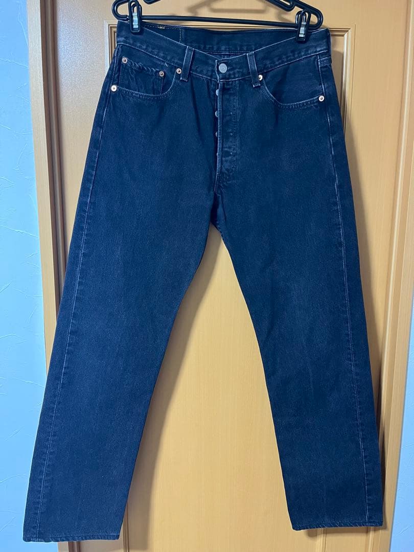 90s 後染め ブラック 501 usa w33 l34 裾上げ有り