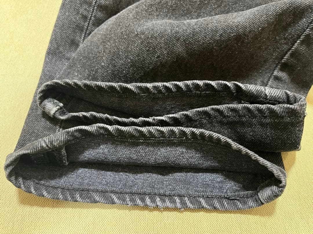 90s 後染め ブラック 501 usa w33 l34 裾上げ有り