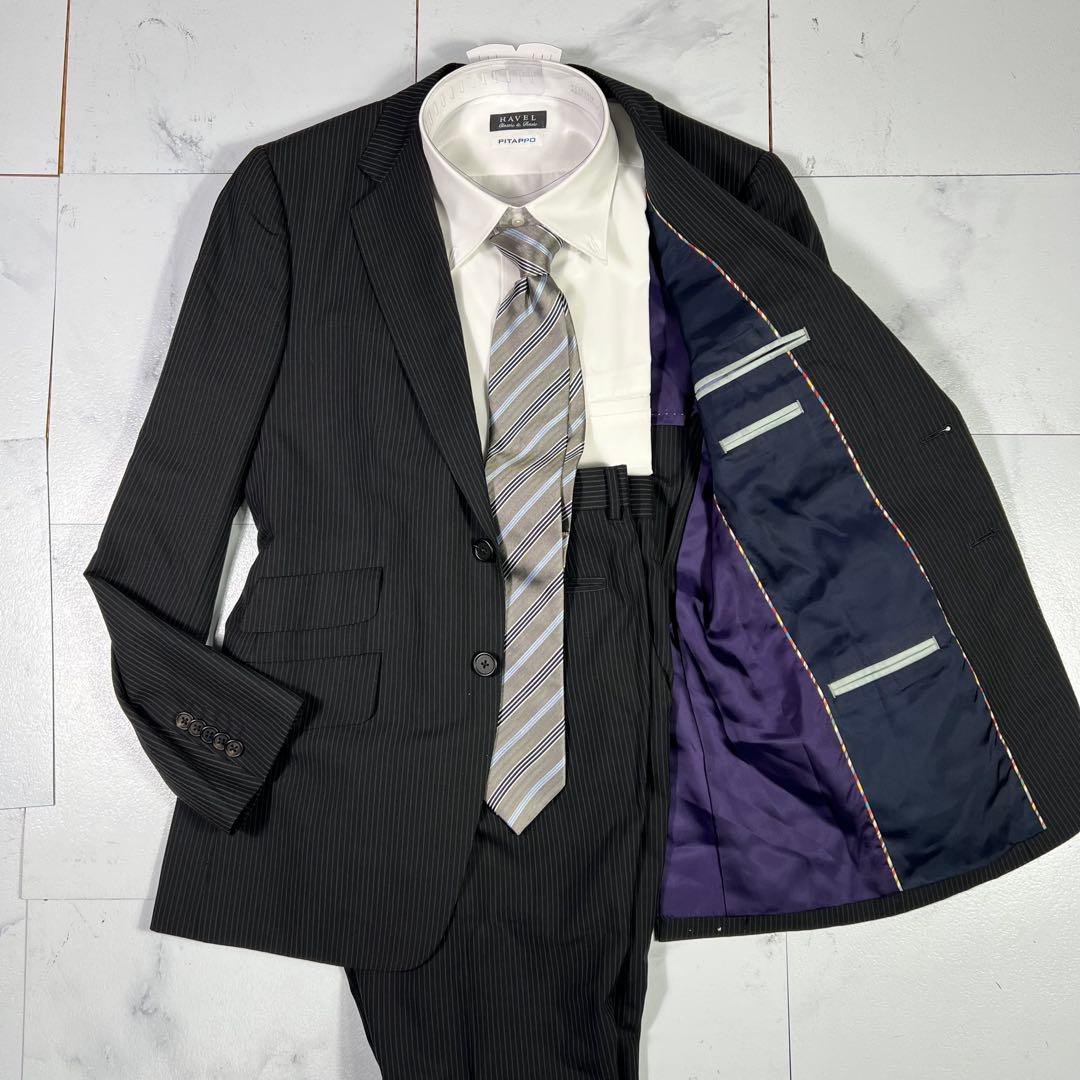 美品 Paul Smith ポールスミス セットアップ スーツ ストライプ