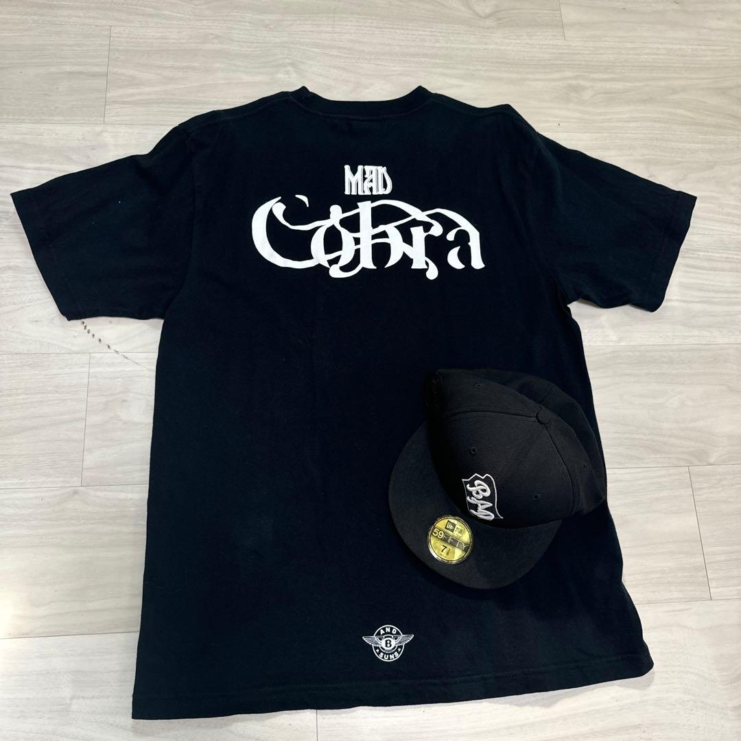 ANDSUNS Tシャツ1枚 Mコブラのみ ニューエラ キャップセット