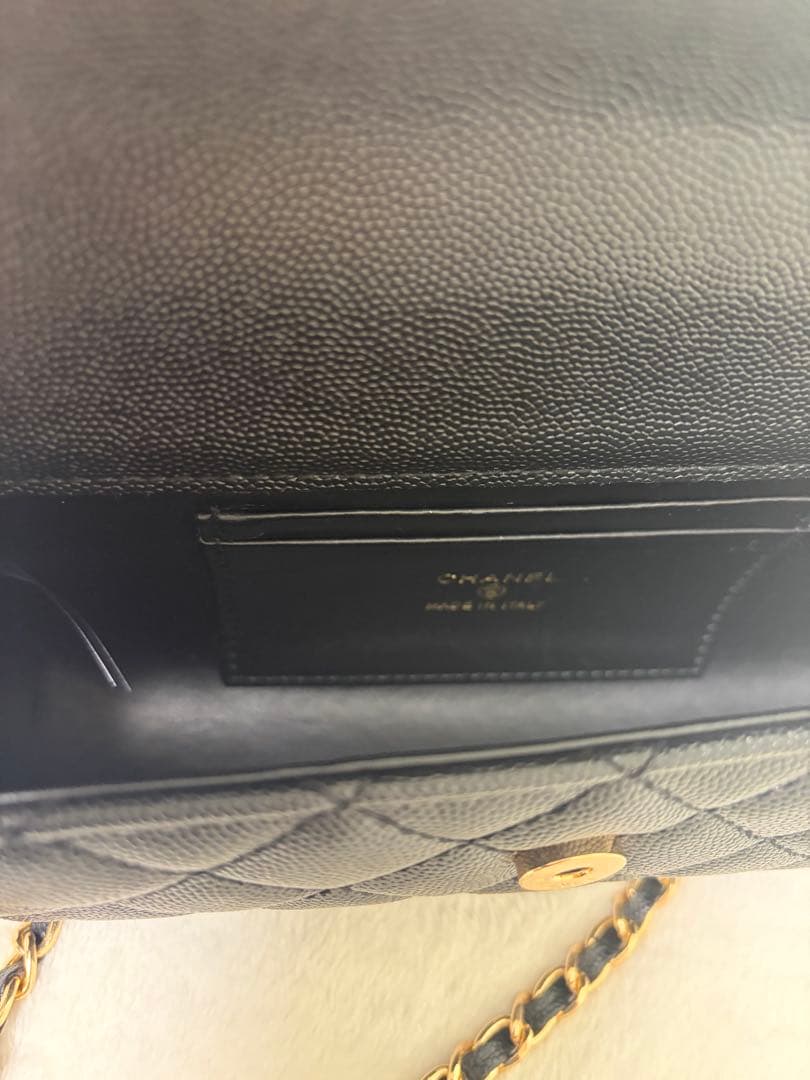 CHANEL ブラック キルティング バッグ