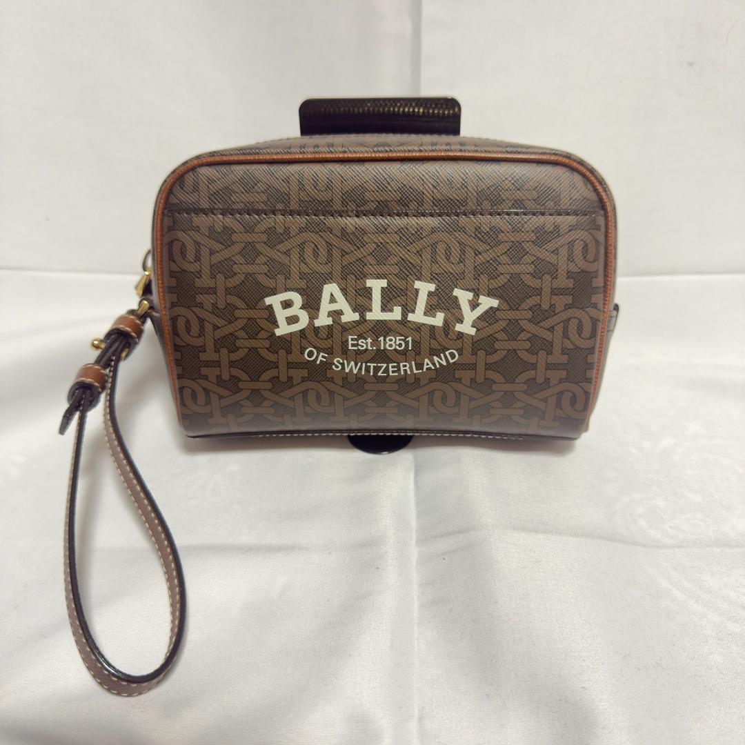 BALLY Women's Leather Clutch Bag クラッチバッグ