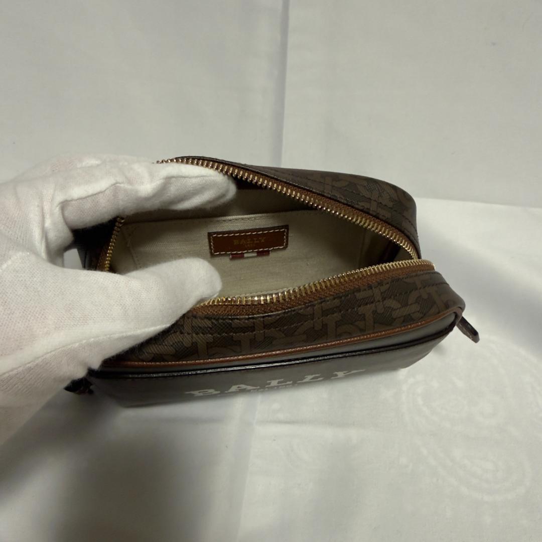 BALLY Women's Leather Clutch Bag クラッチバッグ