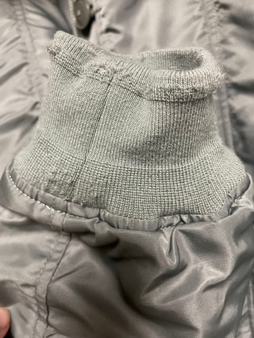 RAGEBLUE N-2Bフライト/ミリタリーファーフードブルゾン