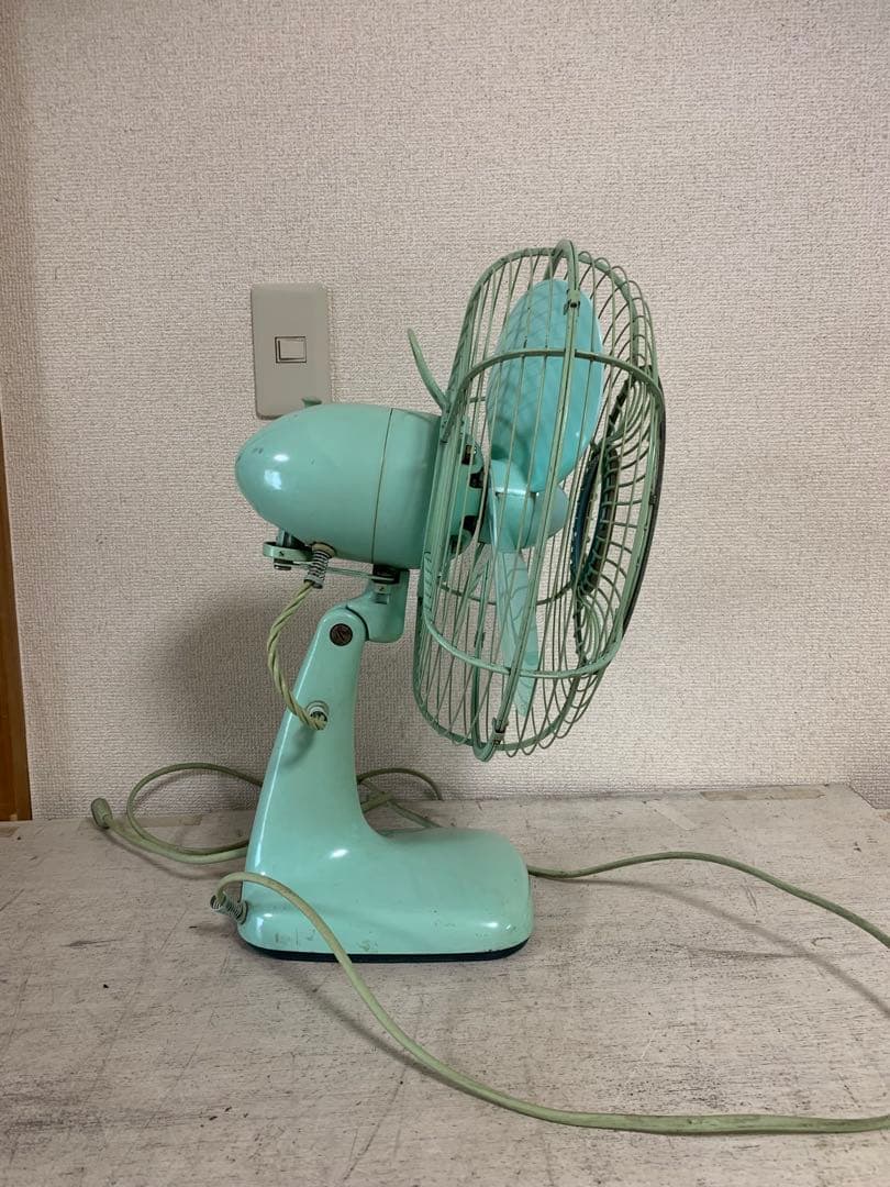 G0713-08★三菱 12インチ扇風機 ミントグリーン