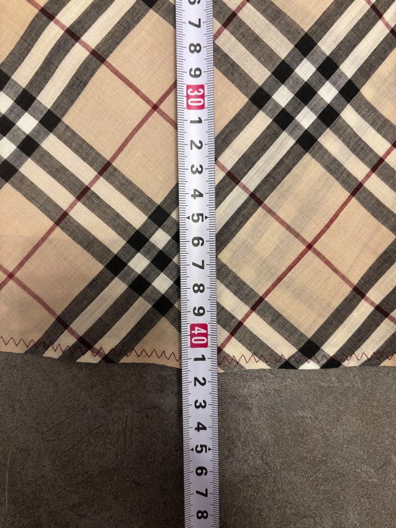 美品　Burberry チェック柄ラップスカート