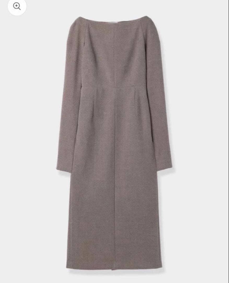 laubeblanc Narrow line Cape Dress オートミール