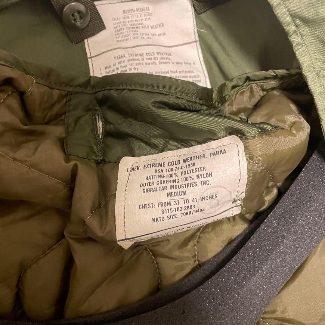 M-65 フィッシュテールパーカー　実物　Mサイズ　キルティングライナー付き