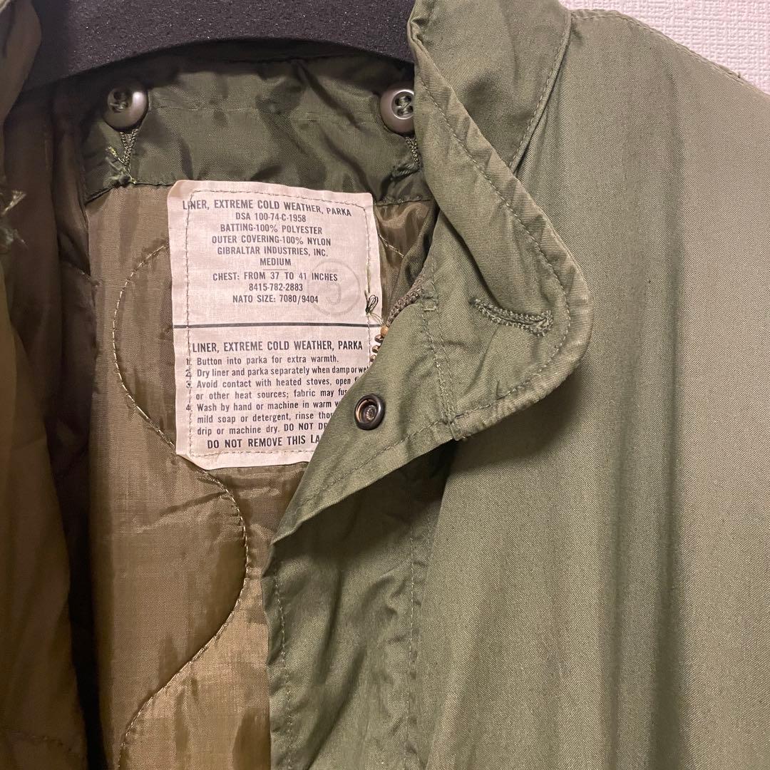 M-65 フィッシュテールパーカー　実物　Mサイズ　キルティングライナー付き