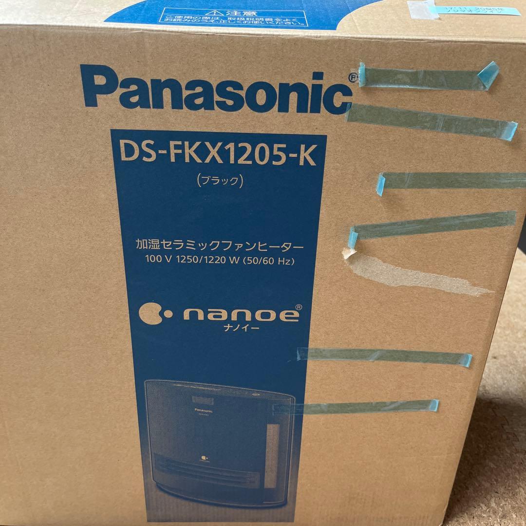 Panasonic DS-FKX1205-K ブラック セラミックファンヒーター