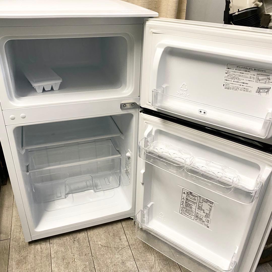 ワンルームや事務所などにおすすめ！重宝する2ドア！冷蔵庫95L