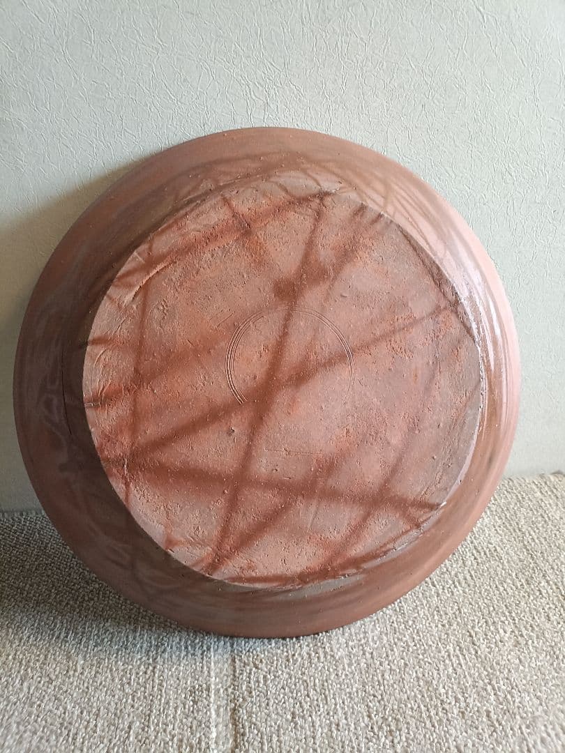 備前　大皿/柴岡紘一　直径43.5cm