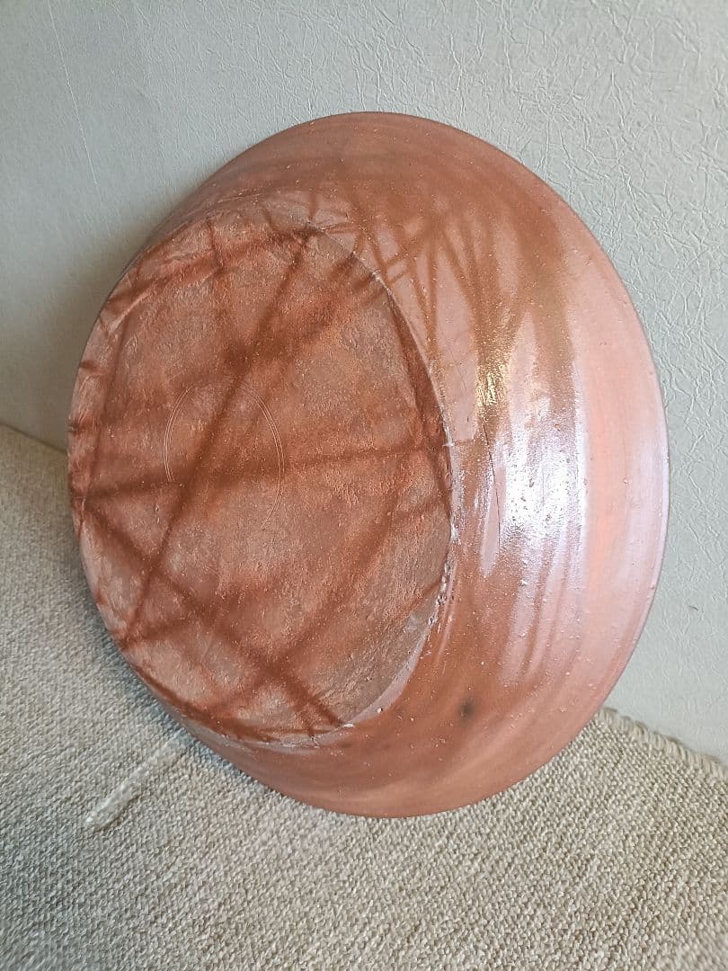 備前　大皿/柴岡紘一　直径43.5cm