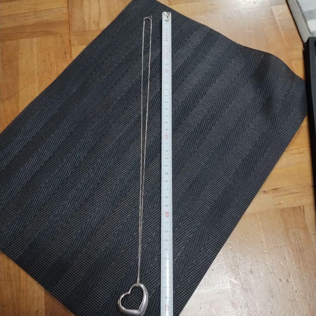 ティファニー　シルバー製ハート型ペンダント　ネックレス