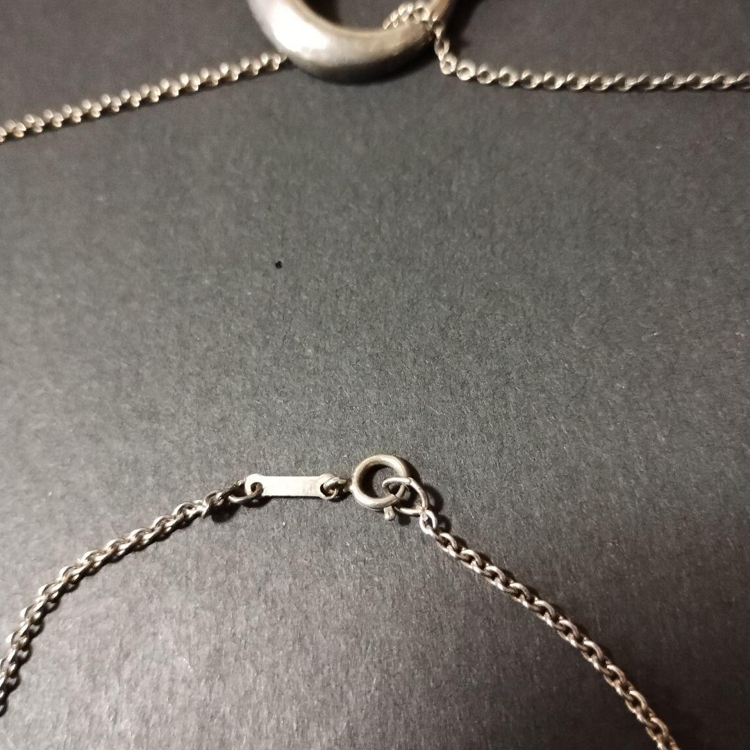 ティファニー　シルバー製ハート型ペンダント　ネックレス