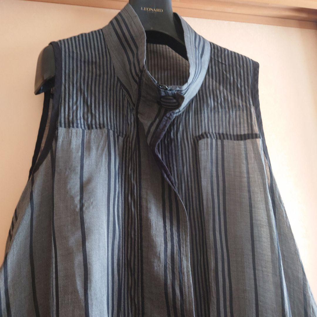 イークラット　エターナリーブレイス　ノースリーブ ストライプ