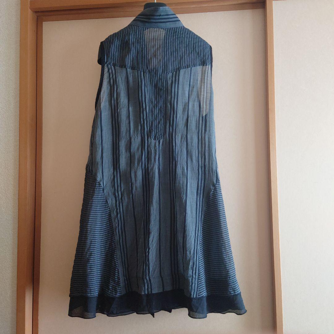 イークラット　エターナリーブレイス　ノースリーブ ストライプ