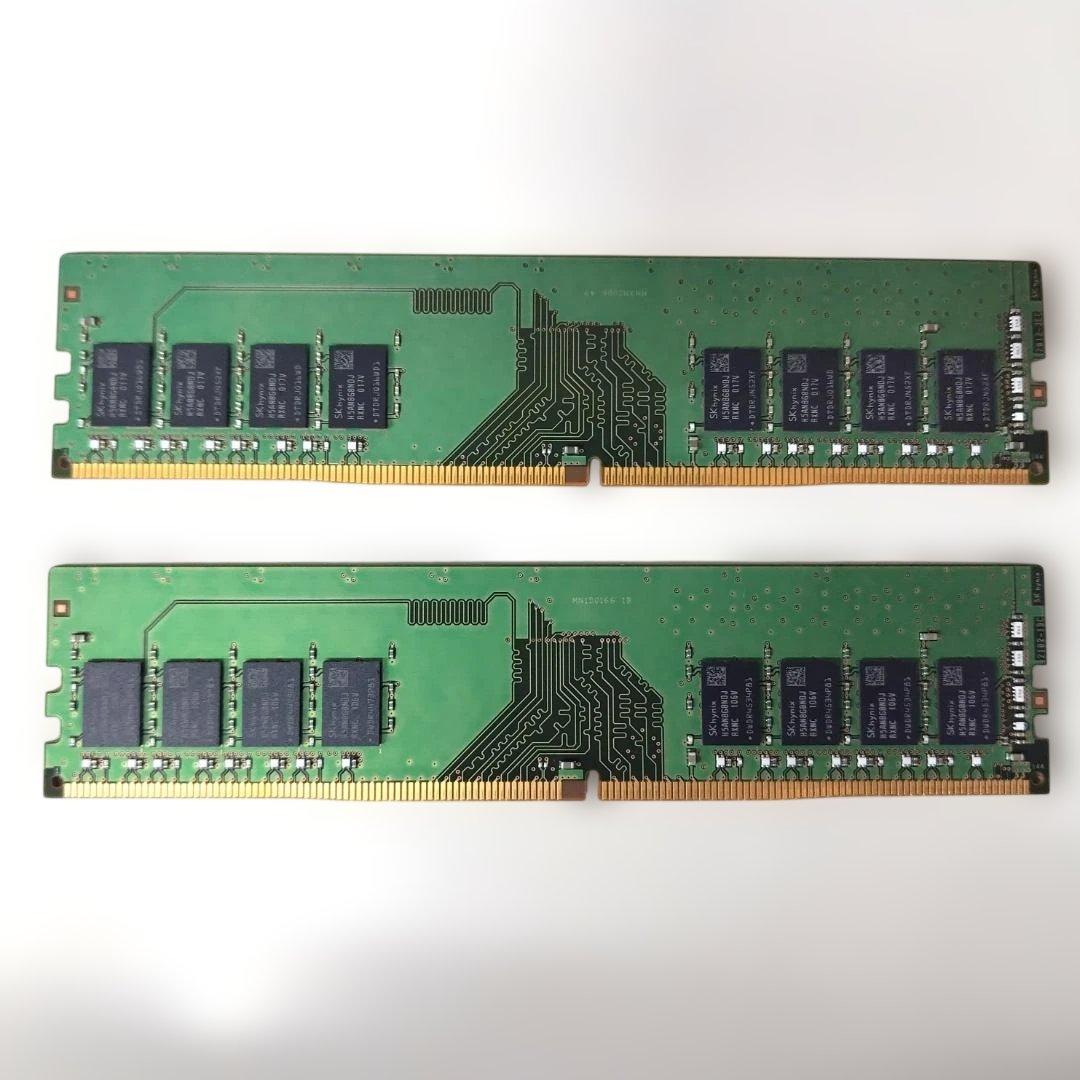 SKhinix DDR4 3200MHz 8GB×2枚 16Gb 動作確認済