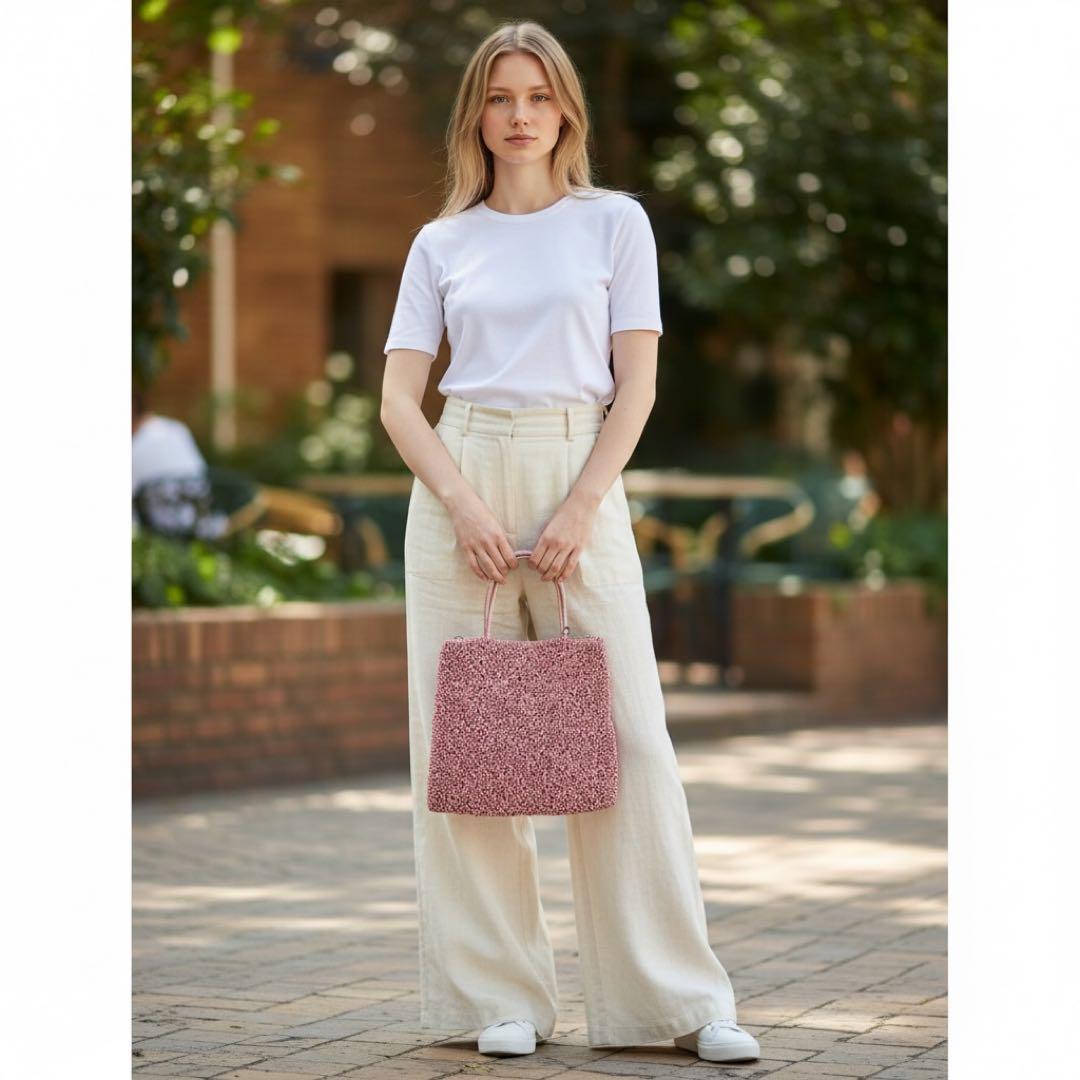 【ANTEPRIMA】アンテプリマ ワイヤーバッグ☆マットピンク☆ハンドバッグ