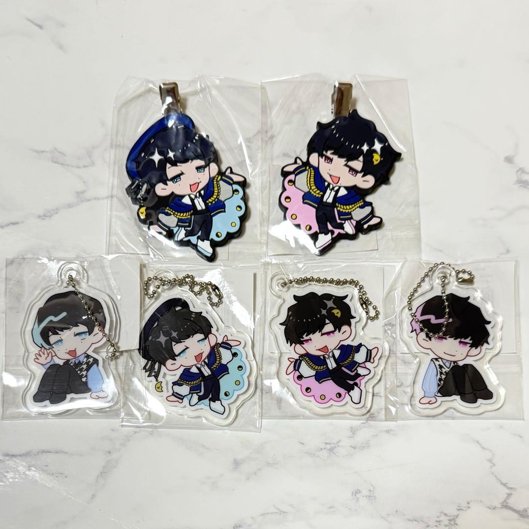 ア*ズ様 東問＋東言 アクキー 2種類＋ラバークリップ トーキョーディスカバリー