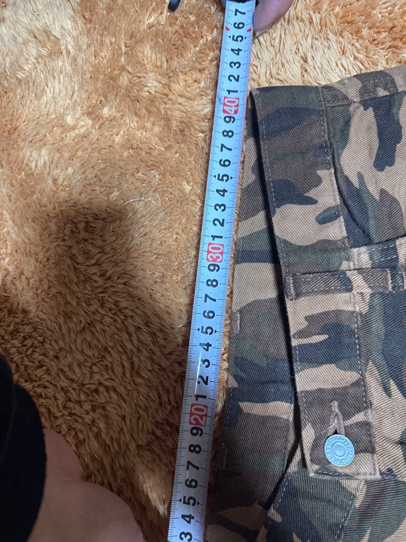 エヴィス　迷彩　カーゴパンツ