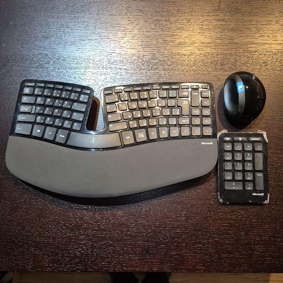 マイクロソフト　エルゴノミックス キーボード マウス　セット