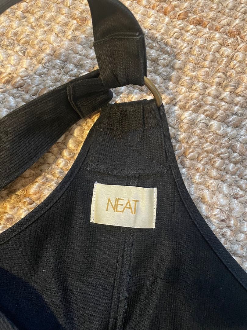 NEAT ブラック オーバーオール