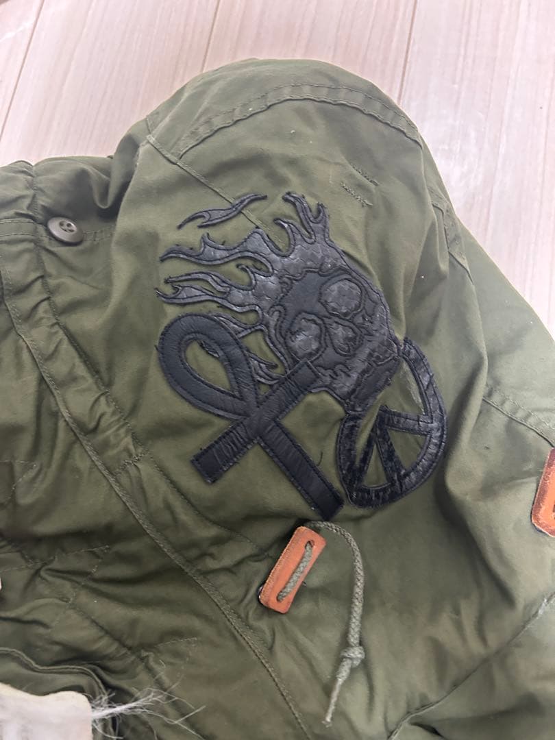 60s　70s 米軍　モッズコート　ミリタリージャケット　ビッグフード　ファー付