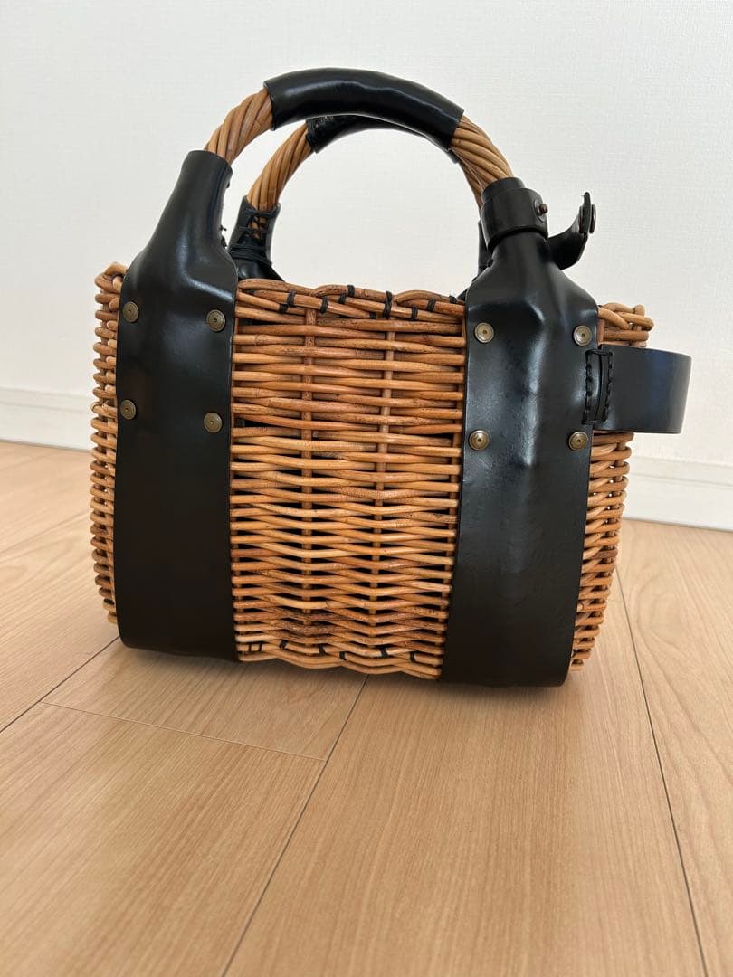 エバゴス　ebagos オイルショルダーミニ　紅藤　BLACK