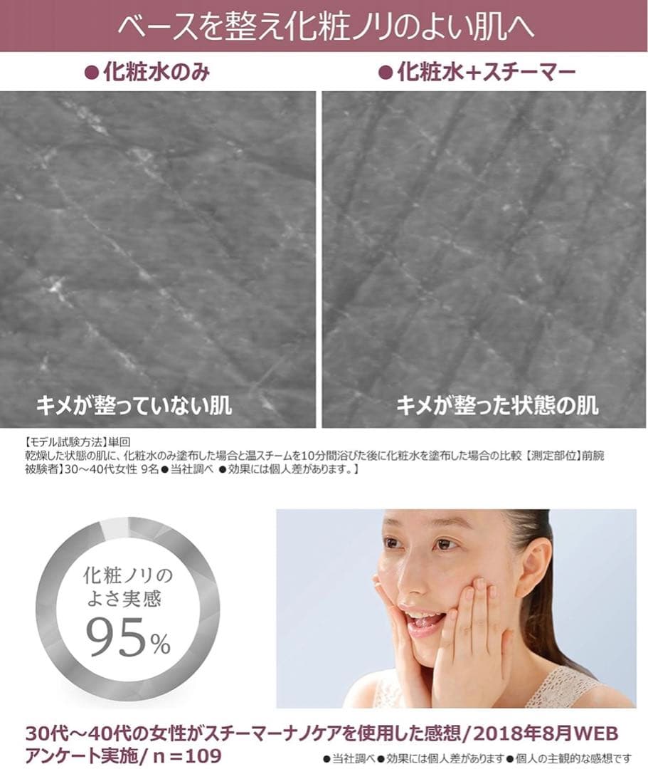 パナソニック スチーマー ナノケア / W温冷エステ EH-CSA9A-P