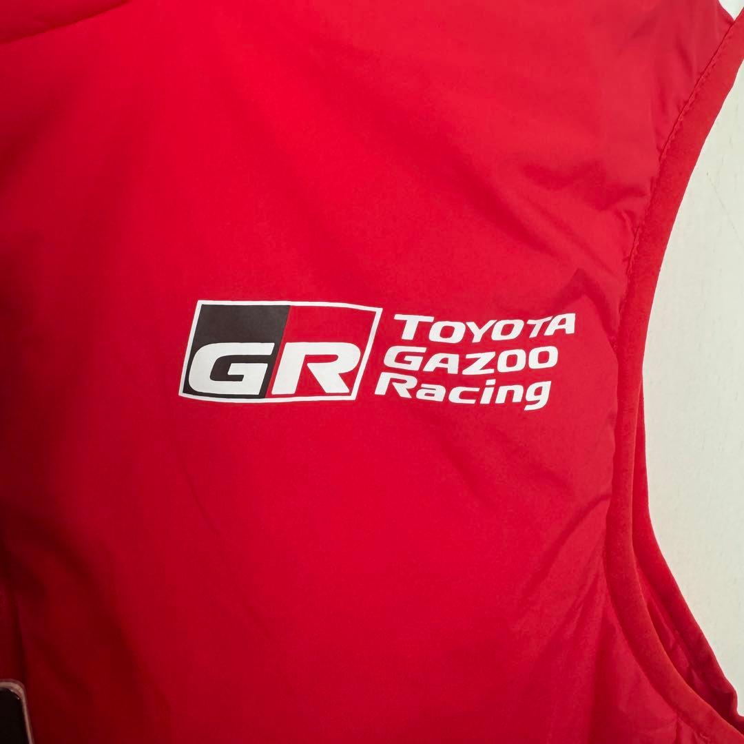 TOYOTA GAZOO Racing レッド ダウンベスト Mサイズ　GR 赤