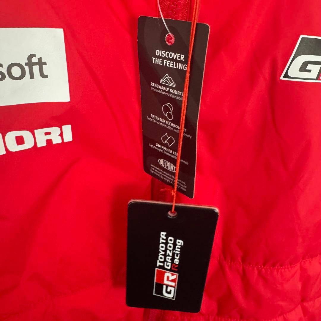 TOYOTA GAZOO Racing レッド ダウンベスト Mサイズ　GR 赤