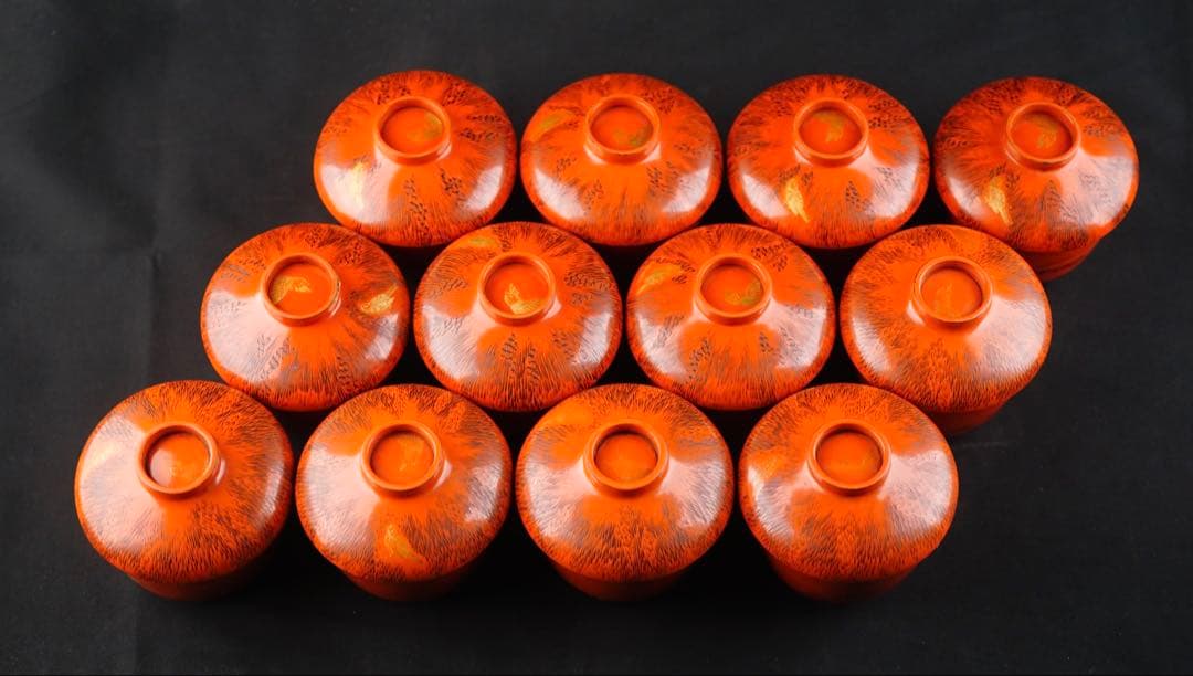 蒔絵　吸物椀　12客　漆器