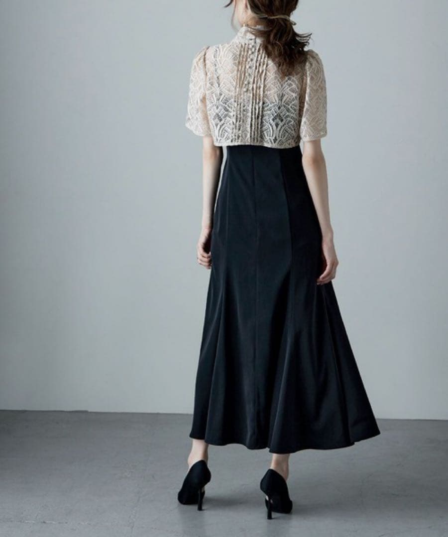 美品3wayレースボレロ&マーメイドキャミドレス　結婚式　お呼ばれ　etoll