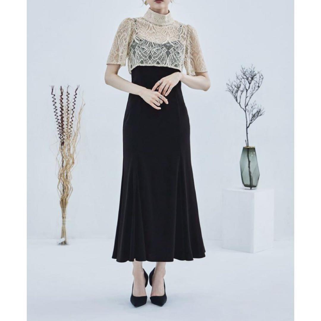 美品3wayレースボレロ&マーメイドキャミドレス　結婚式　お呼ばれ　etoll