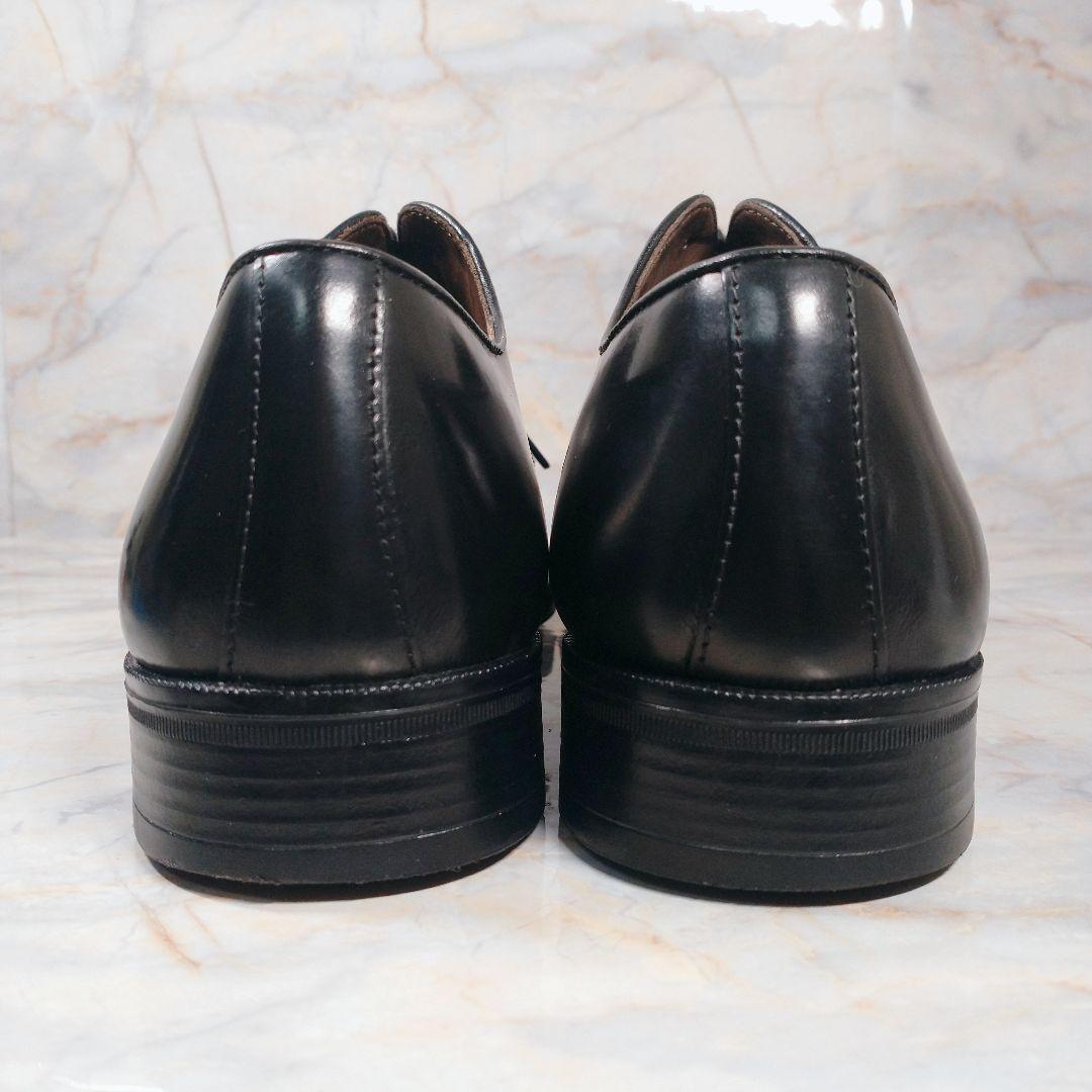 ジャンカルロモレリ 黒 ストレートチップ 内羽根 27.5