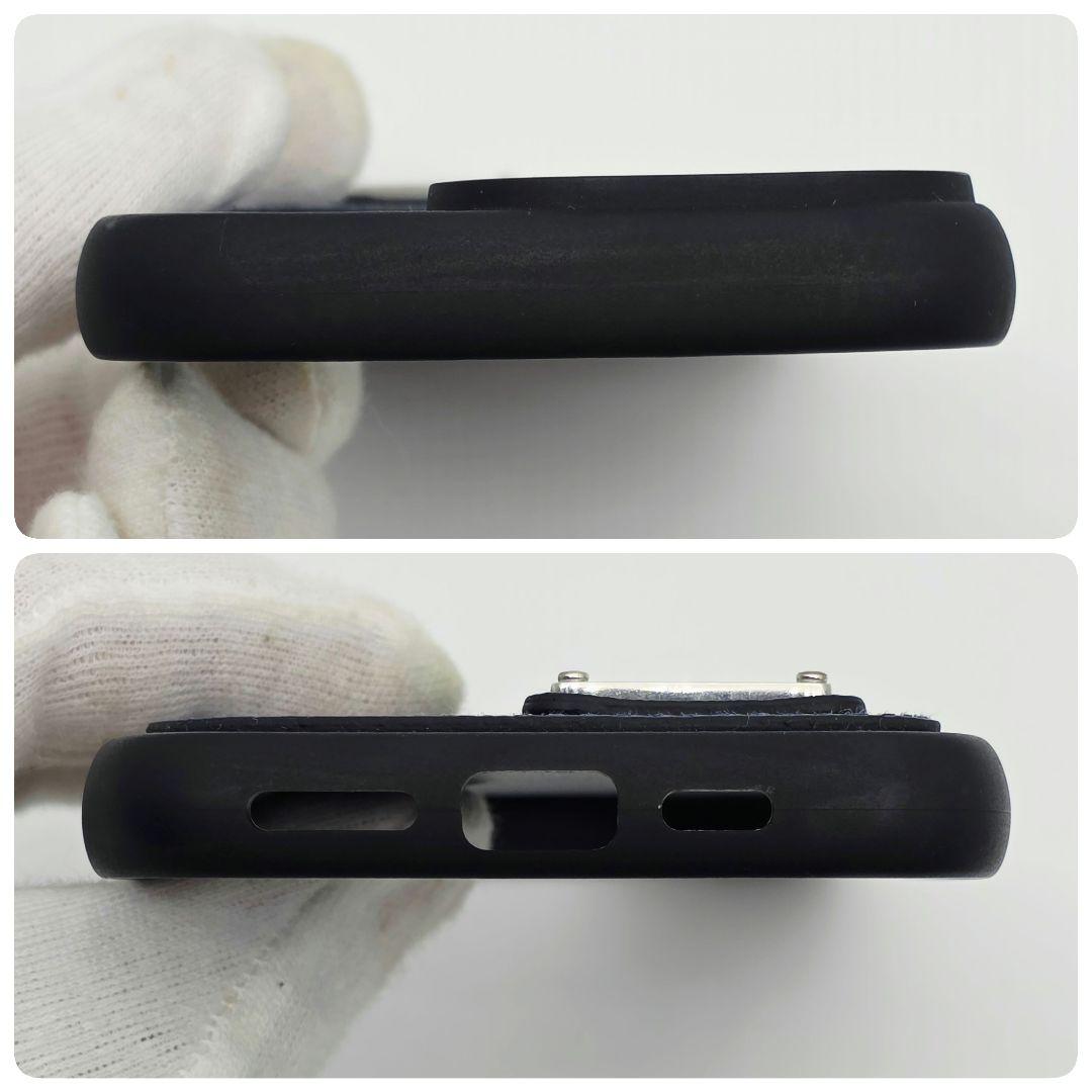 PRADA iphone14proケース サフィアーノレザー 三角ロゴ ブルー