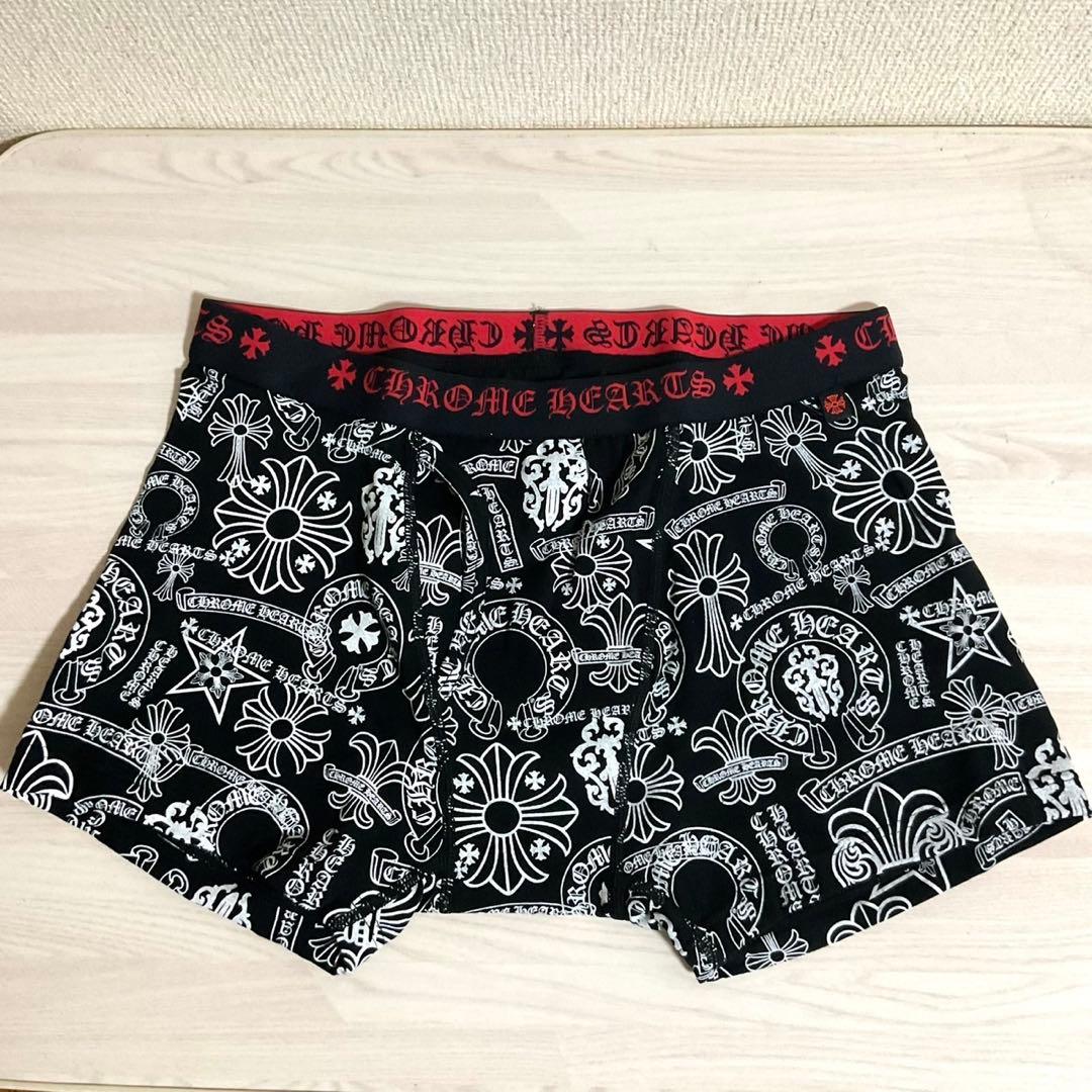 CHROMEHEARTS ボクサーパンツ L 総柄 ダガー ホースシュー フレア