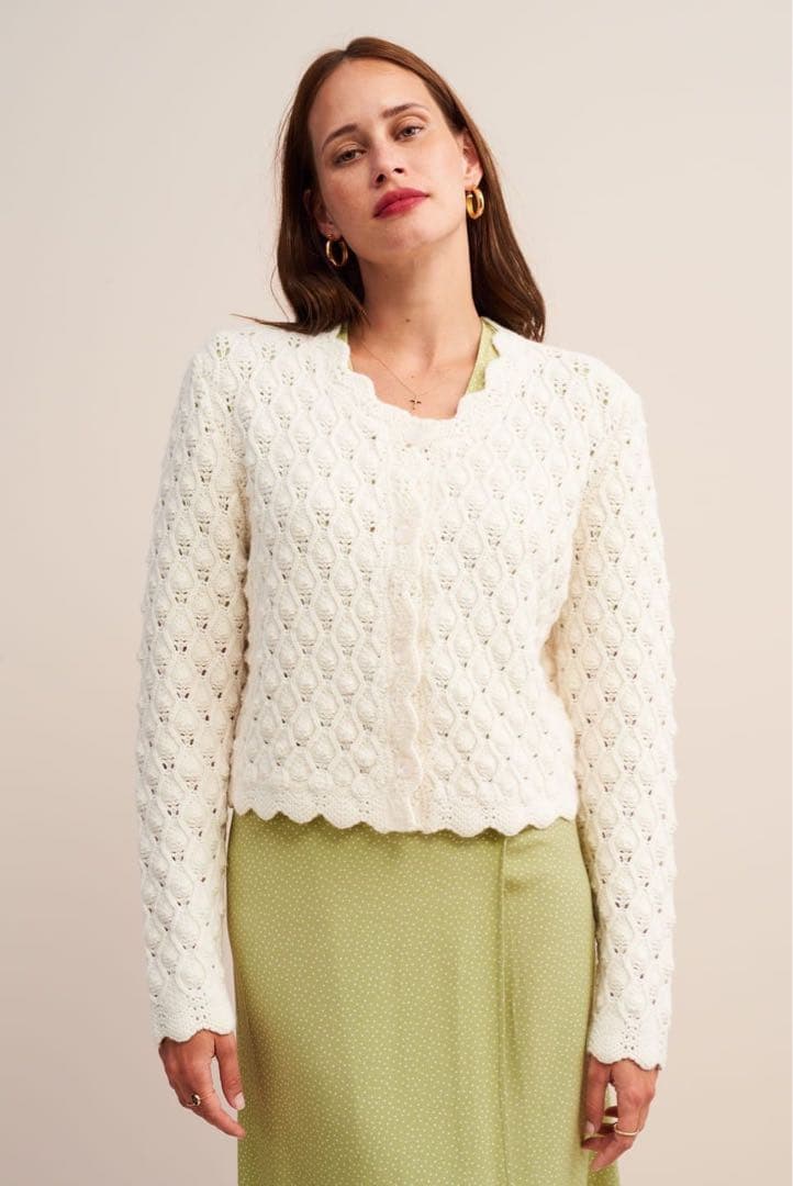 【美品】 Rouje Paris ルージュ カーディガン ニット フランス