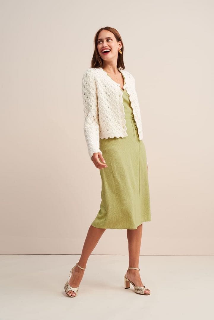 【美品】 Rouje Paris ルージュ カーディガン ニット フランス