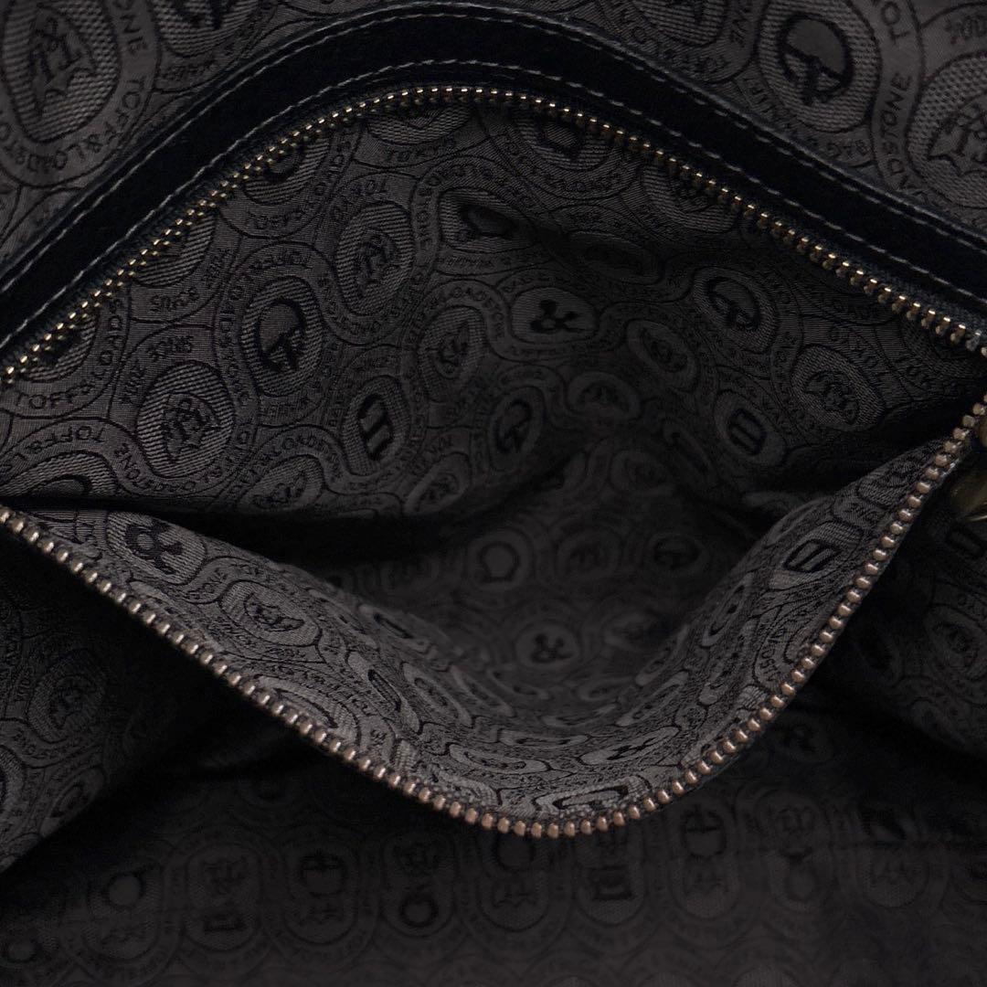 トフアンドロードストーン ビジネスバッグ ブリーフケース ブラック レザー