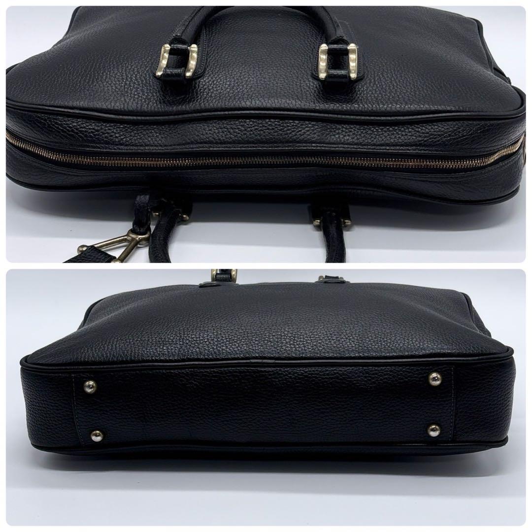 トフアンドロードストーン ビジネスバッグ ブリーフケース ブラック レザー