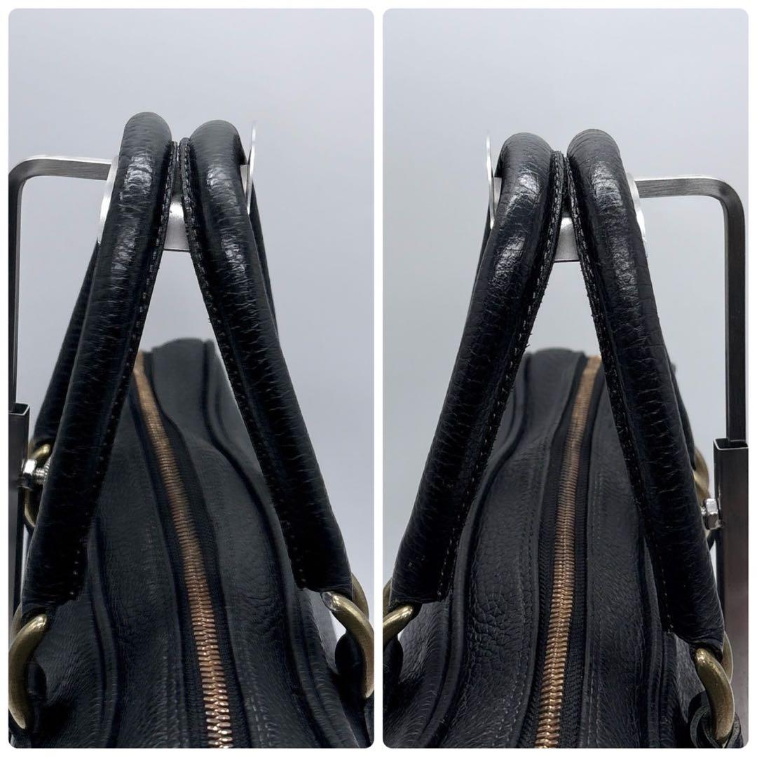 トフアンドロードストーン ビジネスバッグ ブリーフケース ブラック レザー