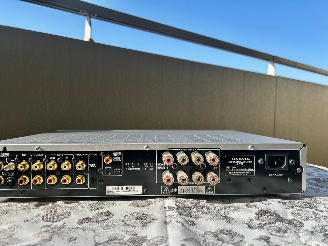 ONKYO プリメインアンプ 90W+90W(4Ω) A-5VL(S) シルバー