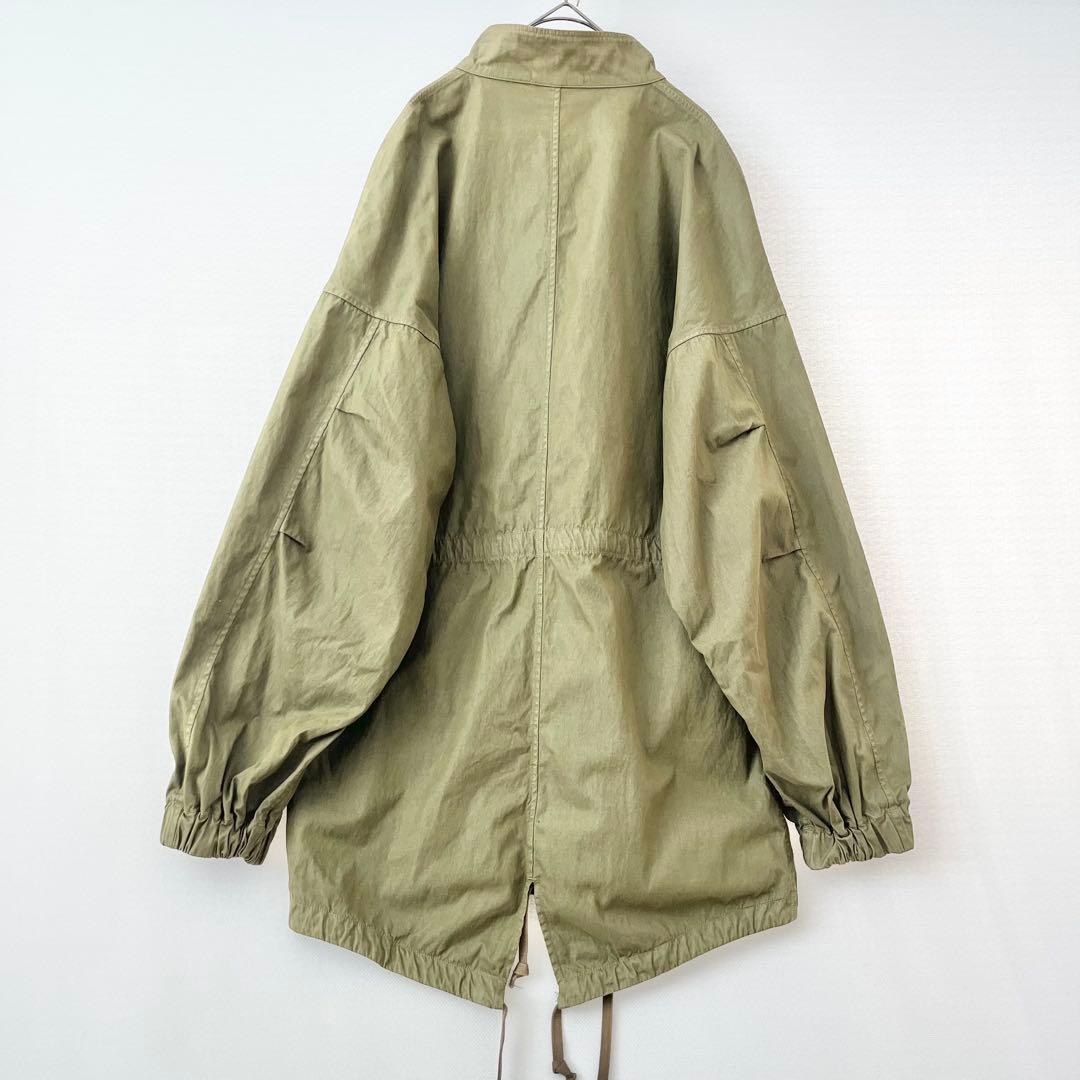 ブンブンフミカウチダfumikauchidaモッズコート36カーキ