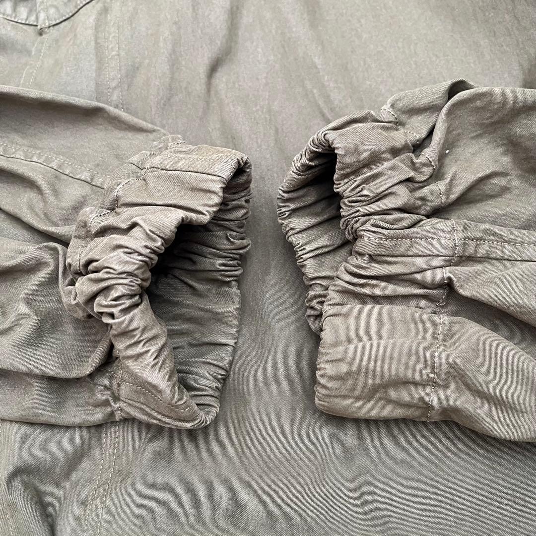 ブンブンフミカウチダfumikauchidaモッズコート36カーキ